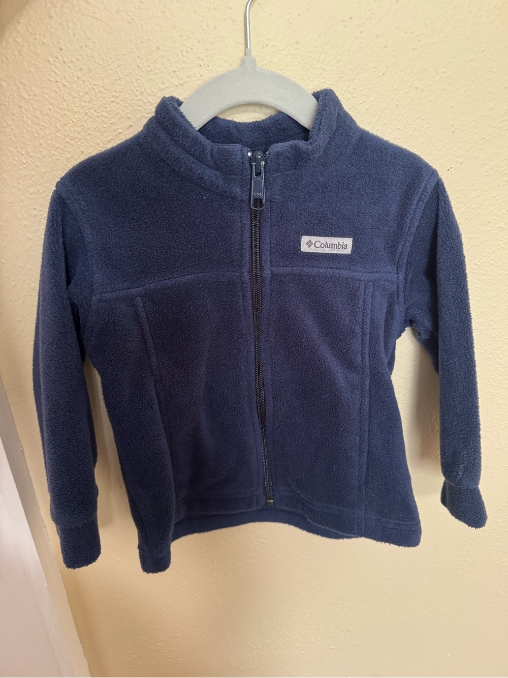 Kids Columbia Dark Blue Fleece Zip Jacket